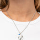 Minimal EFFORTLESS - Blue necklace