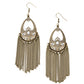 Castle Cottage - Brass earrings