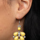 Transcendental Teardrops - Yellow earrings