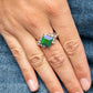 Mind-Blowing Brilliance - Green ring