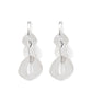 Enveloped in Edge - Silver earrings