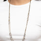 Petitely Prismatic - Brass necklace