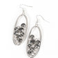 Prismatic Poker Face - Silver earrings