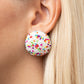 Kaleidoscope Sky - White earrings
