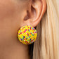 Kaleidoscope Sky - Yellow earrings