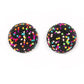 Kaleidoscope Sky - Black earrings