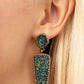 Druzy Desire - Brass earrings