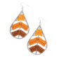 Nice Threads - Orange earrings
