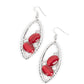 Famously Fashionable - Red earrings