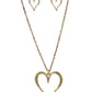 Hopelessly In Love - Brass necklace