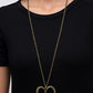 Hopelessly In Love - Brass necklace