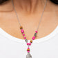 Watch Me Fly - Pink necklace