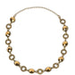 Rhinestone Rollout - Brass necklace