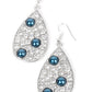 Bauble Burst - Blue earrings