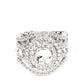 Understated Drama - White ring  EMP 22'