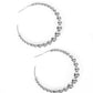 Show Off Your Curves - Silver earrings