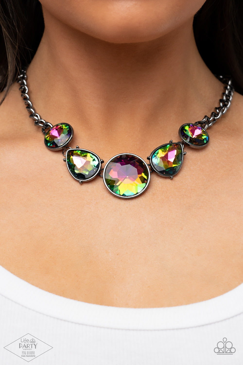 All The Worlds My Stage - Multi necklace