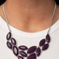 Glitzy Goddess - Purple necklace