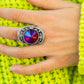 Jardín Galáctico - Anillo rosa brillante 2022