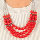 Coastal Cruise - Red necklace