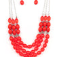 Coastal Cruise - Red necklace