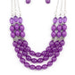 Coastal Cruise - Purple necklace