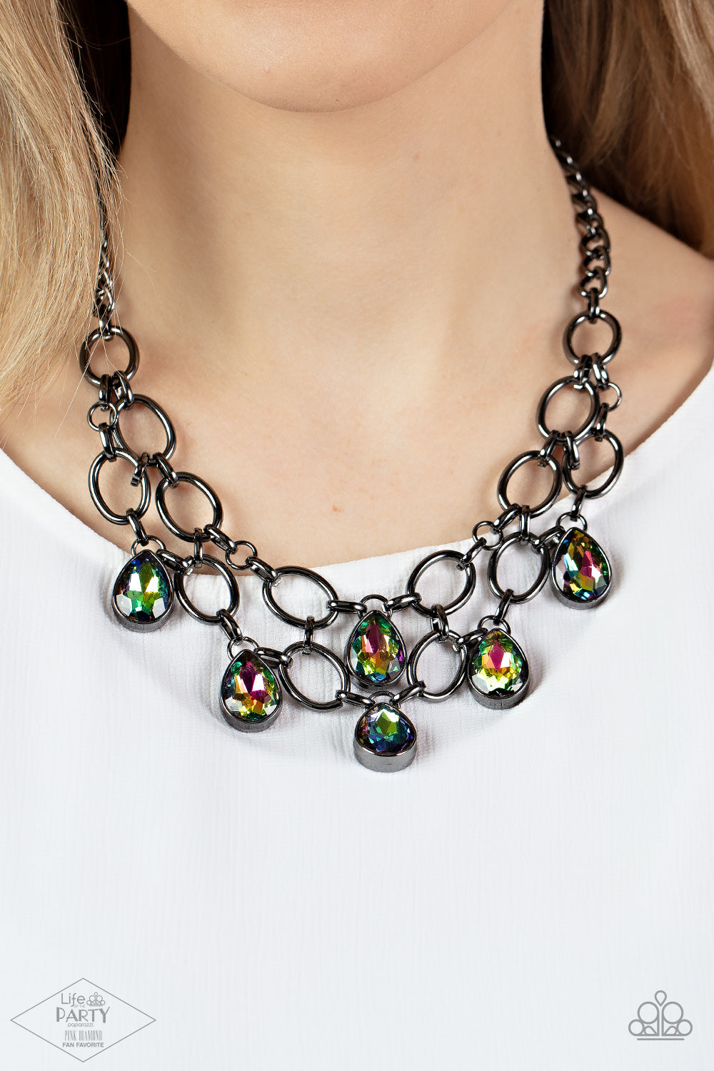 Show-Stopping Shimmer - Multi necklace