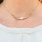 Retro Rejuvenation - Gold necklace