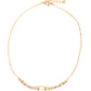 Retro Rejuvenation - Gold necklace