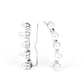 Drop-Top Attitude - White earrings