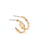 Irresistibly Intertwined - Gold earrings