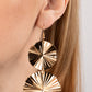 In Your Wildest FAN-tasy - Gold earrings
