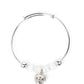 Vintage Vows - White bracelet