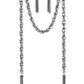 SCARFed for Attention - Gunmetal necklace- Blockbuster