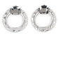 Smoldering Scintillation - Silver earrings  fashion FIX APRIL 22'