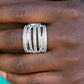 Knock-Out Opulence - White ring fashion fix july 22'