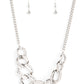 Bombshell Bling - White necklace
