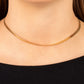 In No Time Flat - Gold necklace