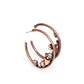 Attractive Allure - Copper earrings