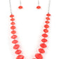 Happy-GLOW-Lucky - Red necklace