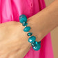 Keep GLOWING Forward - Blue bracelet