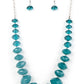 Happy-GLOW-Lucky - Blue necklace