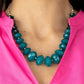 Happy-GLOW-Lucky - Blue necklace