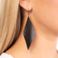 Retro Rally - Black earrings \