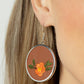 Prairie Patchwork - Orange earrings