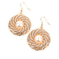 Vintage Vortex - Gold earrings