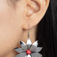Pinwheel Prairies - Red earrings