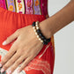 Glamour griego - Pulsera negra