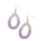 Lucid Luster - Purple earrings