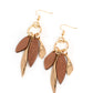 Primal Palette - Gold earrings